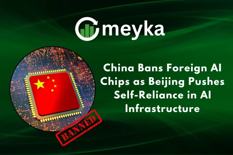 China Bans Foriegn AI Chips