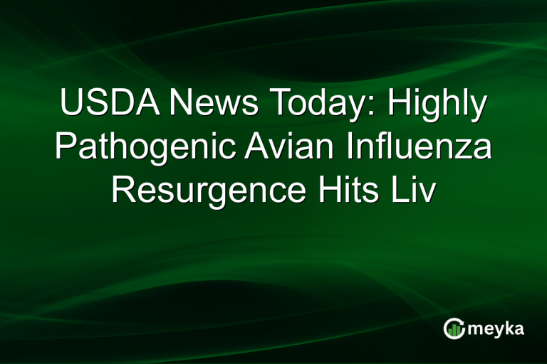 USDA News Today: Highly Pathogenic Avian Influenza Resurgence Hits Liv