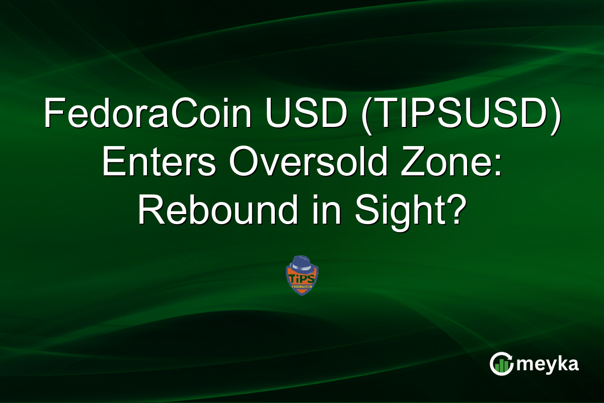 FedoraCoin USD (TIPSUSD) Enters Oversold Zone: Rebound in Sight?