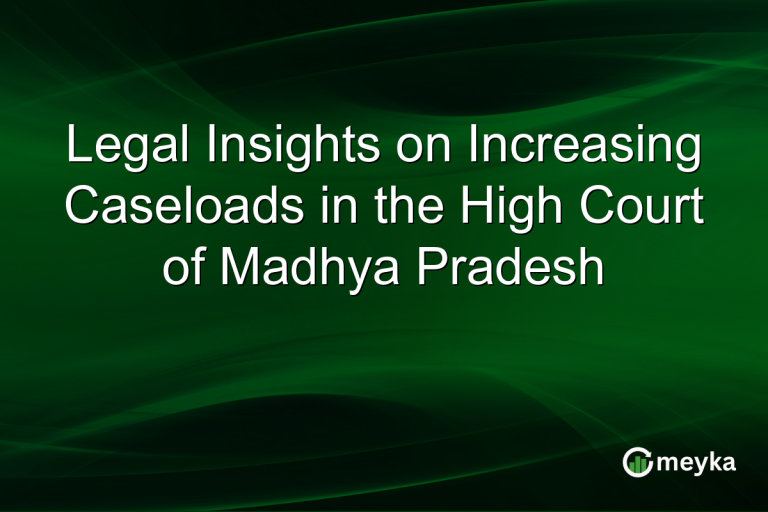 Legal Insights on Increasing Caseloads in the High Court of Madhya Pradesh