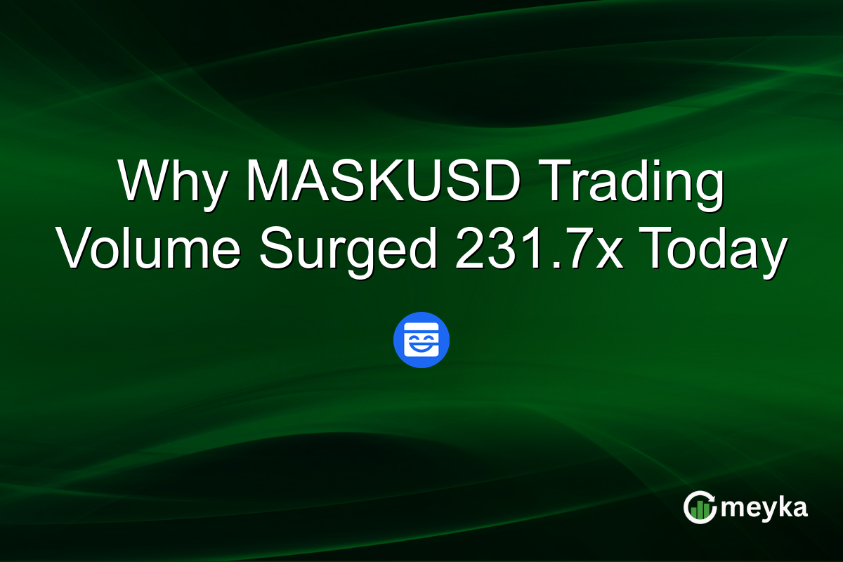 Why MASKUSD Trading Volume Surged 231.7x Today