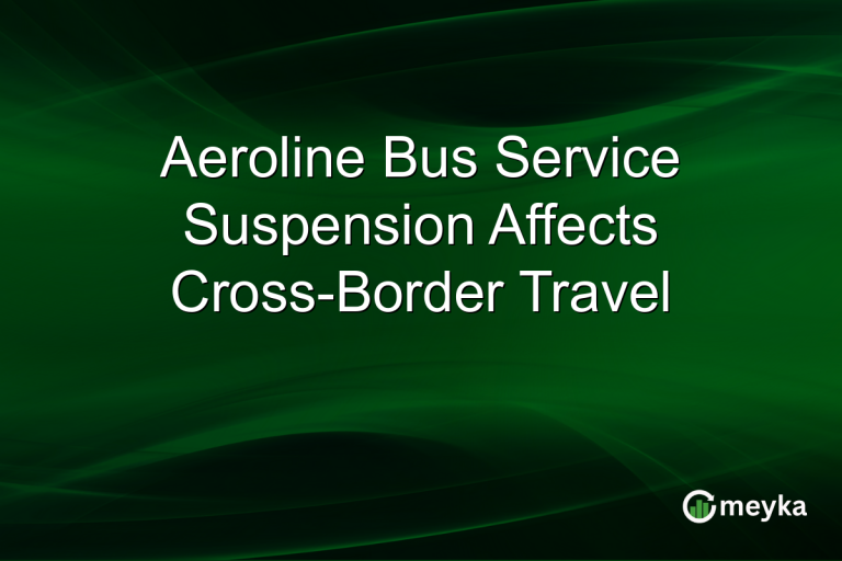 Aeroline Bus Service Suspension Affects Cross-Border Travel