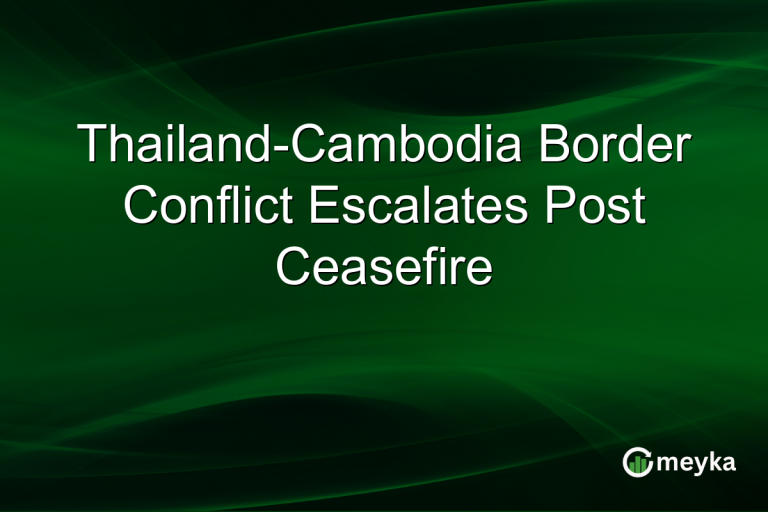 Thailand-Cambodia Border Conflict Escalates Post Ceasefire