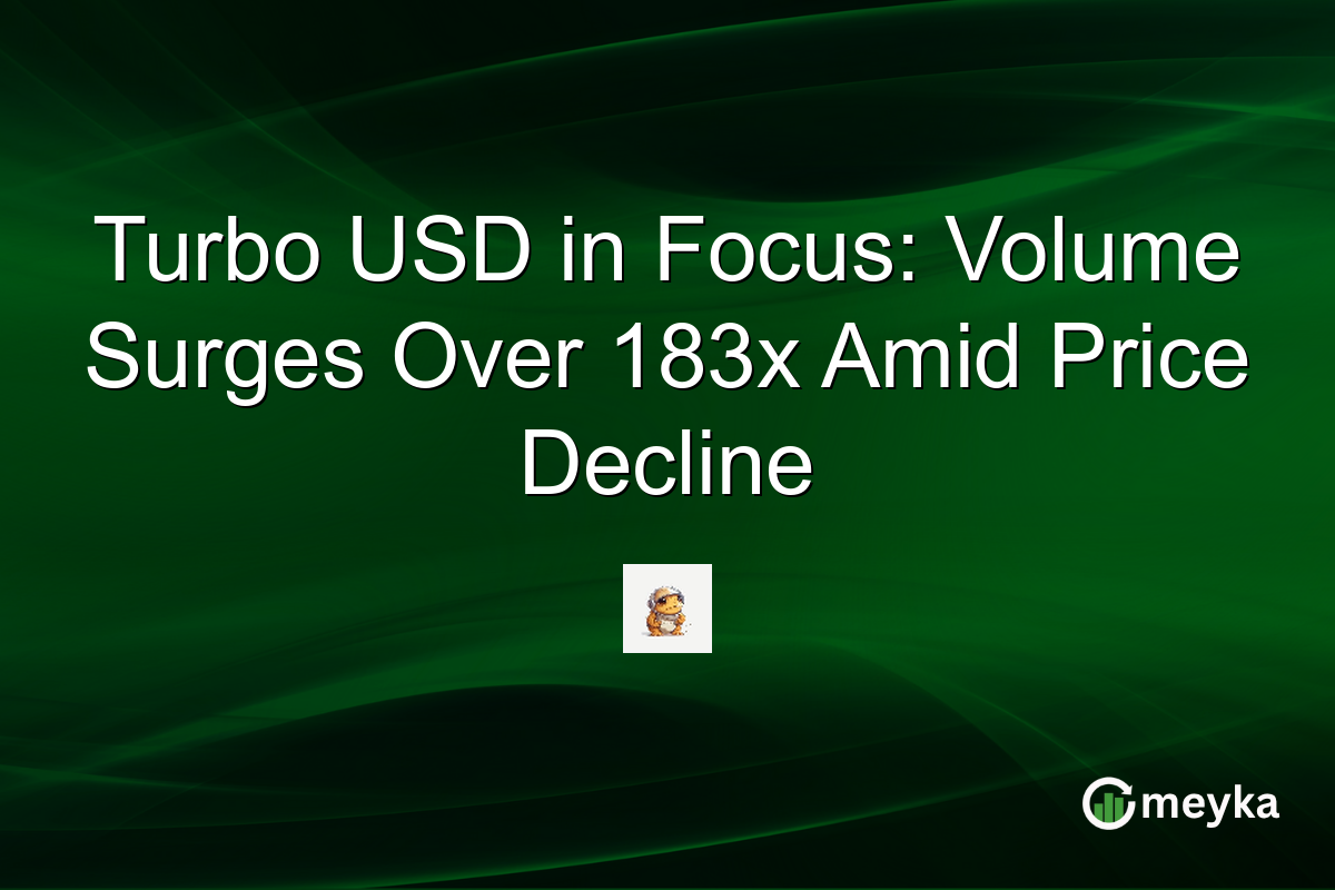 Turbo USD in Focus: Volume Surges Over 183x Amid Price Decline
