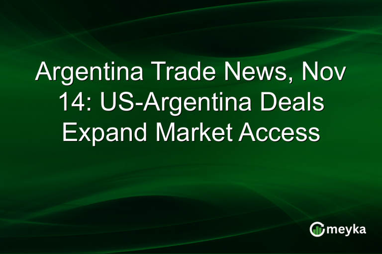 Argentina Trade News, Nov 14: US-Argentina Deals Expand Market Access