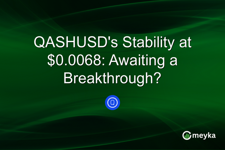 QASHUSD's Stability at $0.0068: Awaiting a Breakthrough?