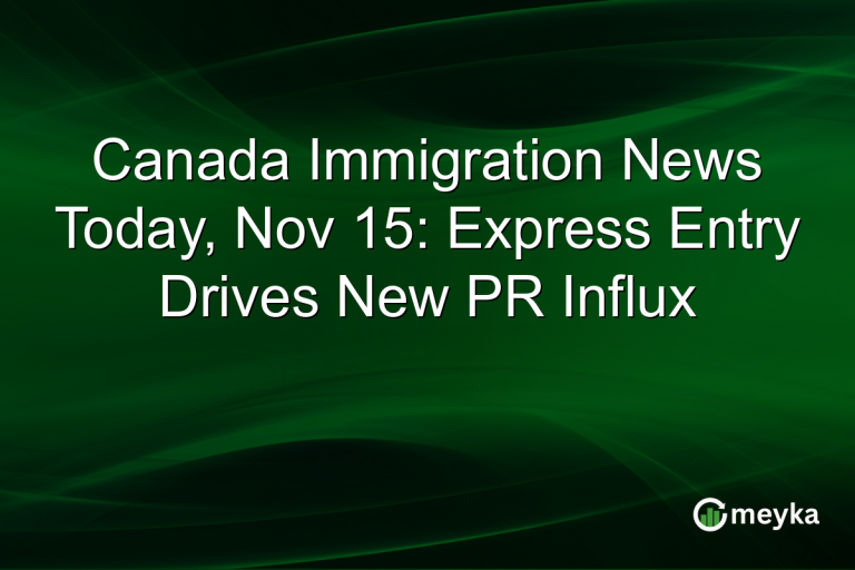 Canada Immigration News Today, Nov 15: Express Entry Drives New PR Influx
