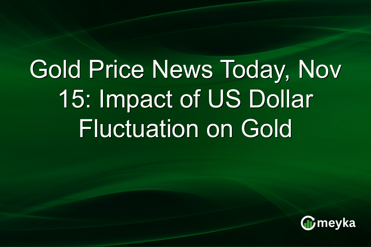 Gold Price News Today, Nov 15: Impact of US Dollar Fluctuation on Gold