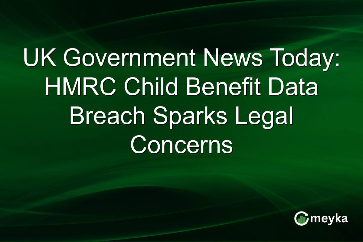 UK Government News Today: HMRC Child Benefit Data Breach Sparks Legal Concerns