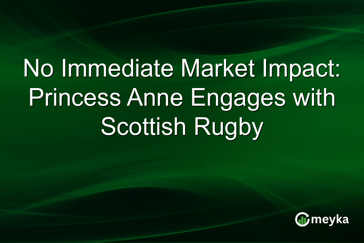 No Immediate Market Impact: Princess Anne Engages with Scottish Rugby