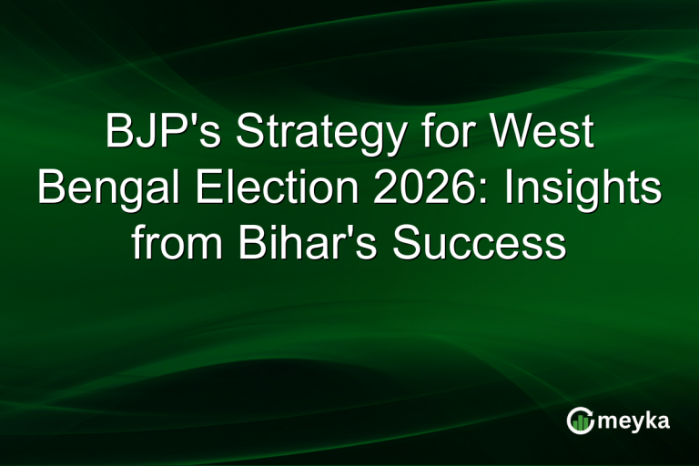 BJP's Strategy for West Bengal Election 2026: Insights from Bihar's Success