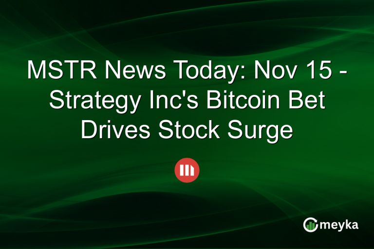 MSTR News Today: Nov 15 - Strategy Inc's Bitcoin Bet Drives Stock Surge