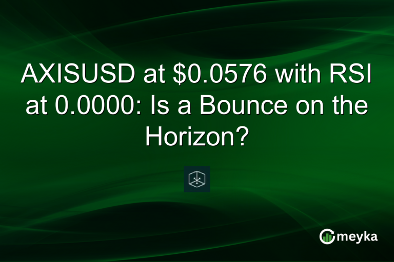 AXISUSD at $0.0576 with RSI at 0.0000: Is a Bounce on the Horizon?