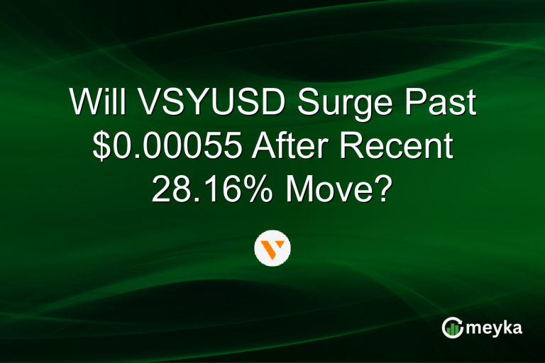 Will VSYUSD Surge Past $0.00055 After Recent 28.16% Move?