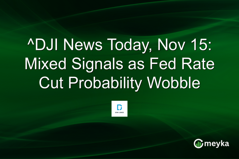 ^DJI News Today, Nov 15: Mixed Signals as Fed Rate Cut Probability Wobble