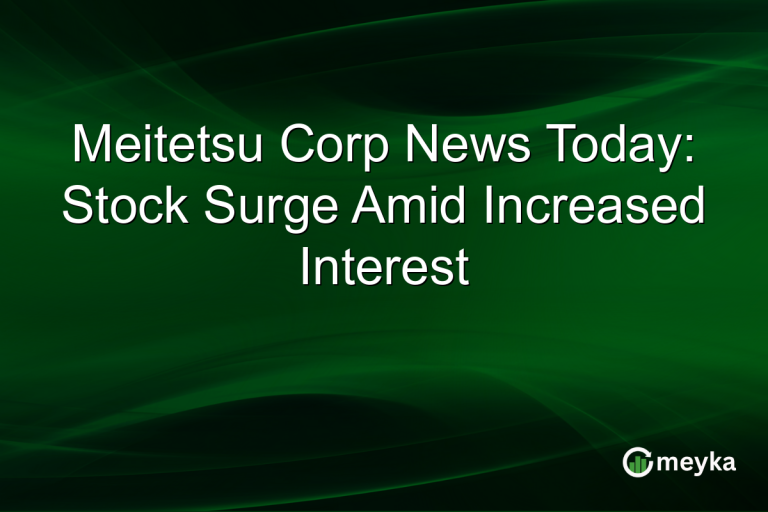 Meitetsu Corp News Today: Stock Surge Amid Increased Interest