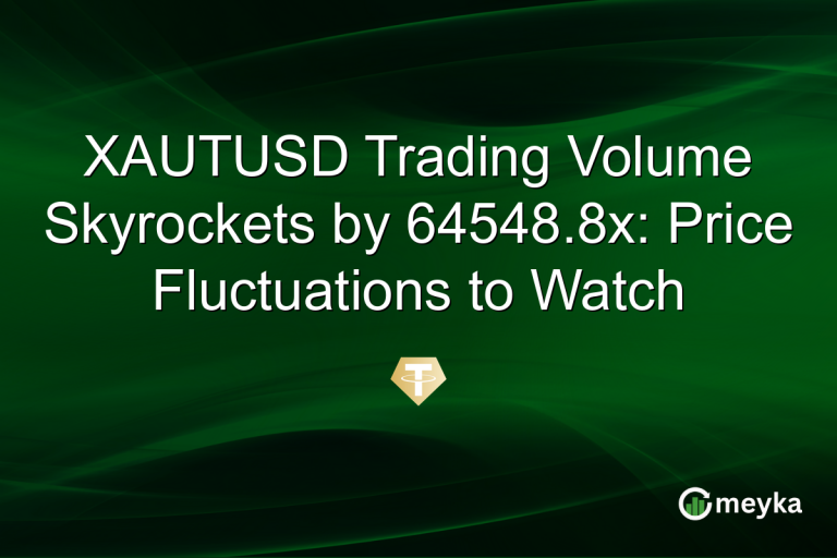 XAUTUSD Trading Volume Skyrockets by 64548.8x: Price Fluctuations to Watch