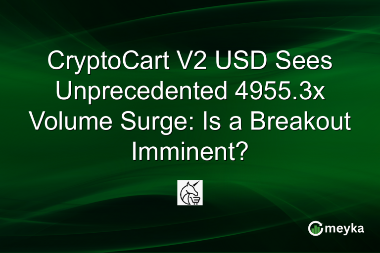 CryptoCart V2 USD Sees Unprecedented 4955.3x Volume Surge: Is a Breakout Imminent?