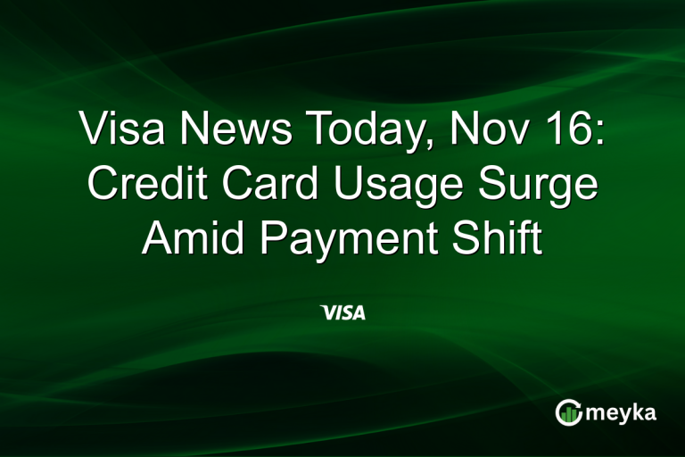 Visa News Today, Nov 16: Credit Card Usage Surge Amid Payment Shift