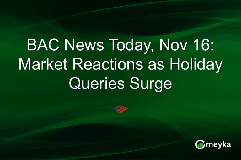 BAC News Today, Nov 16: Market Reactions as Holiday Queries Surge