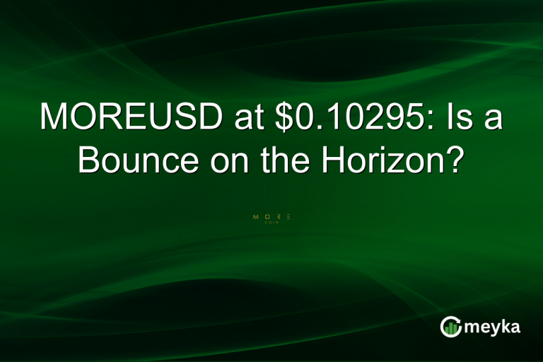 MOREUSD at $0.10295: Is a Bounce on the Horizon?