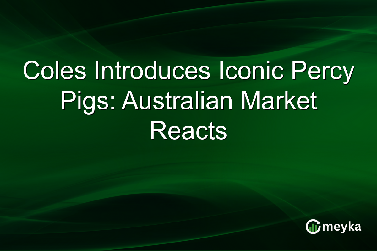 Coles Introduces Iconic Percy Pigs: Australian Market Reacts