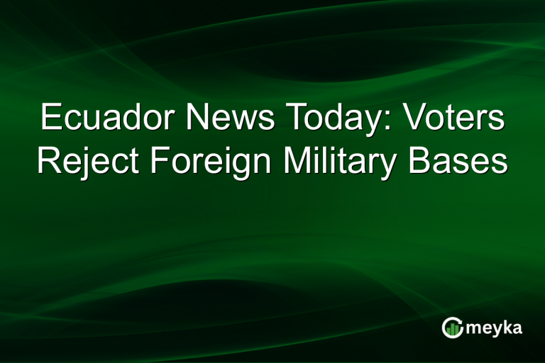 Ecuador News Today: Voters Reject Foreign Military Bases