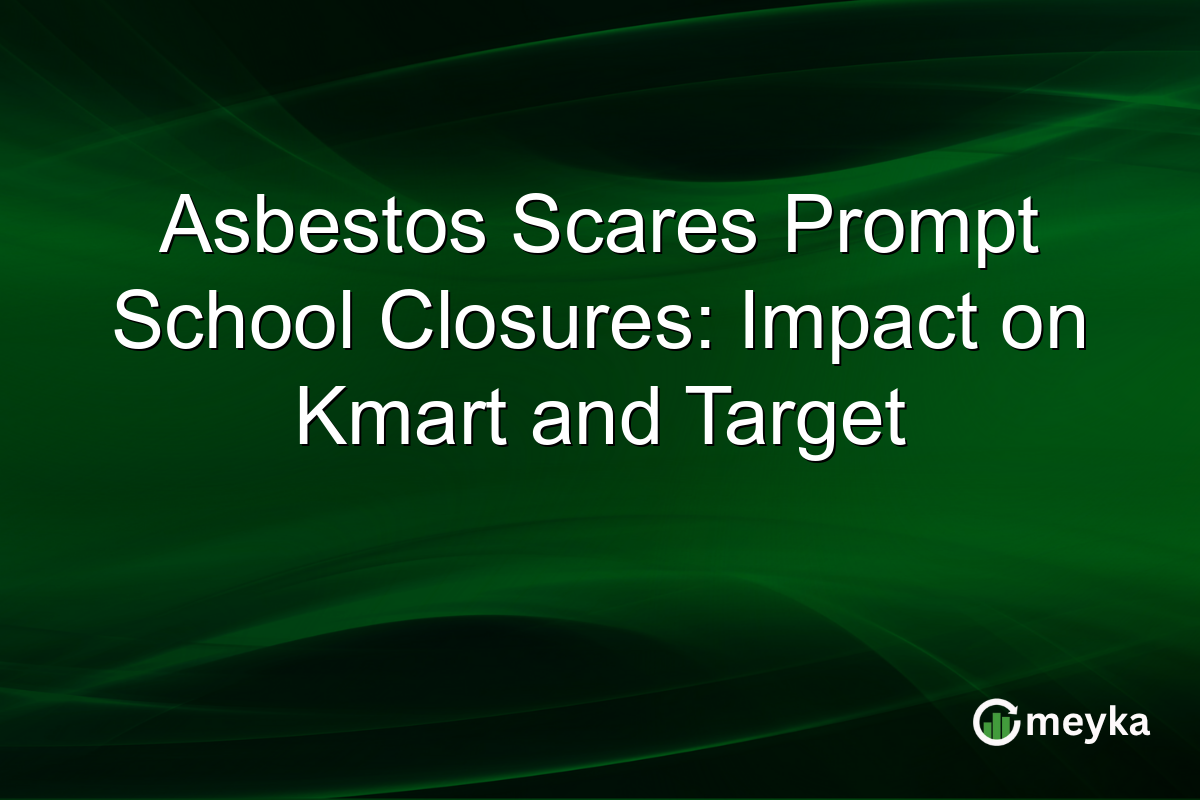 Asbestos Scares Prompt School Closures: Impact on Kmart and Target