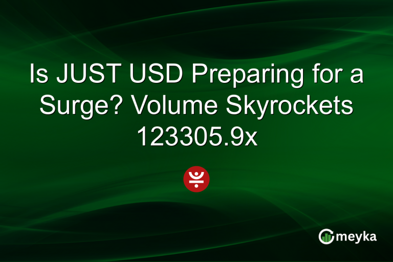 Is JUST USD Preparing for a Surge? Volume Skyrockets 123305.9x