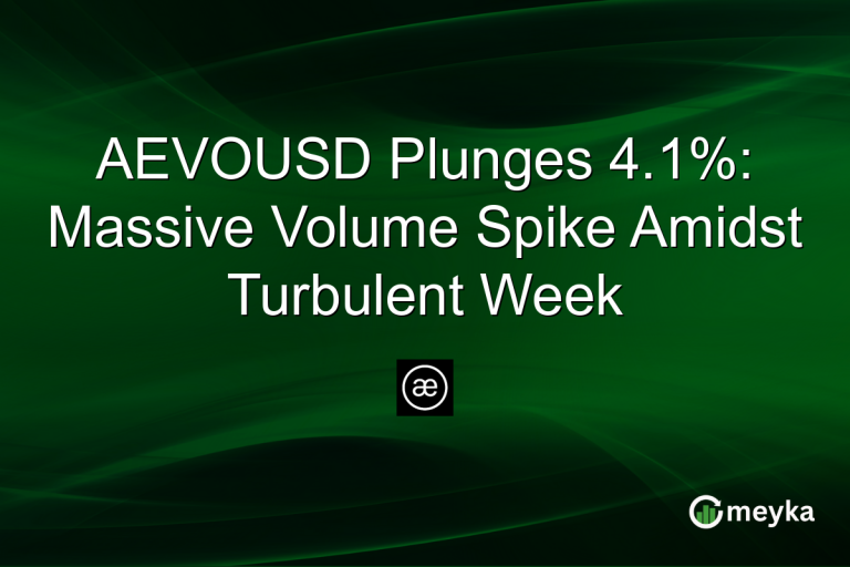 AEVOUSD Plunges 4.1%: Massive Volume Spike Amidst Turbulent Week