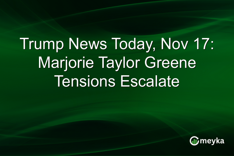 Trump News Today, Nov 17: Marjorie Taylor Greene Tensions Escalate