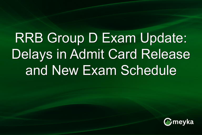 RRB Group D Exam Update: Delays in Admit Card Release and New Exam Schedule