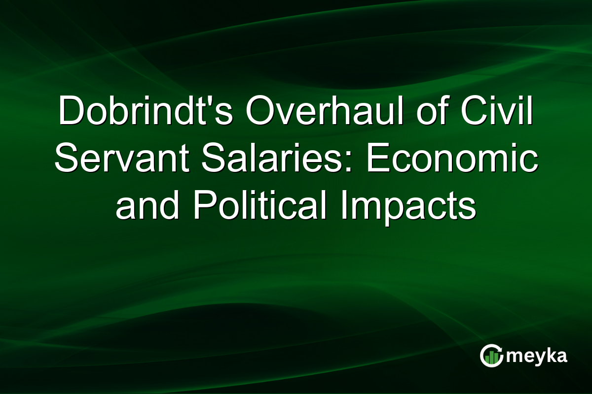 Dobrindt's Overhaul of Civil Servant Salaries: Economic and Political Impacts