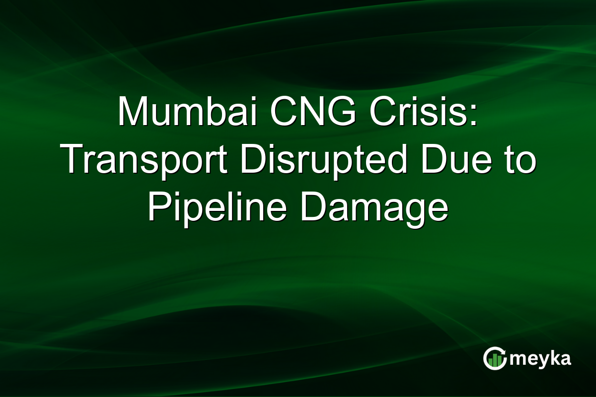 Mumbai CNG Crisis: Transport Disrupted Due to Pipeline Damage