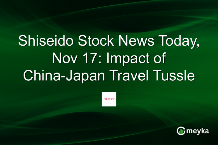 Shiseido Stock News Today, Nov 17: Impact of China-Japan Travel Tussle