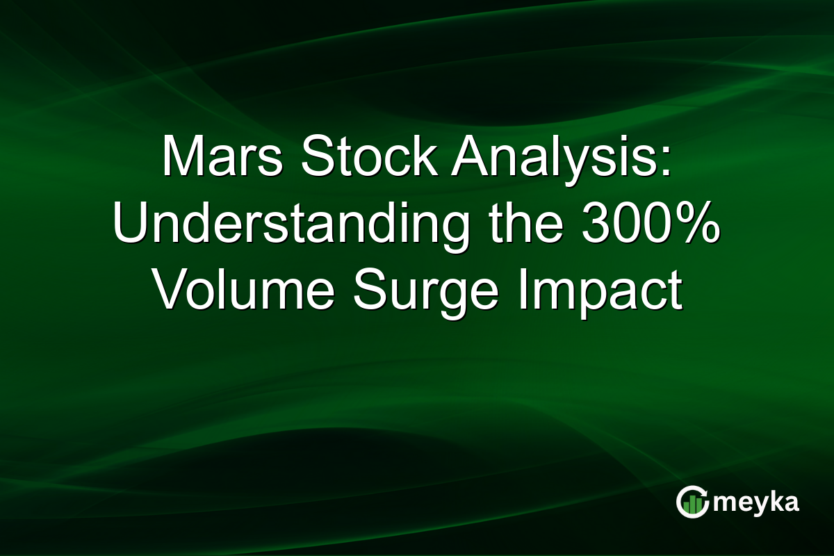 Mars Stock Analysis: Understanding the 300% Volume Surge Impact