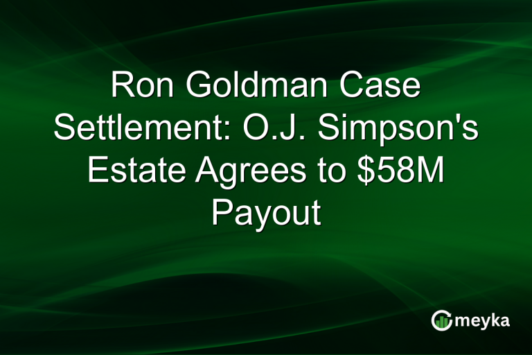 Ron Goldman Case Settlement: O.J. Simpson's Estate Agrees to $58M Payout