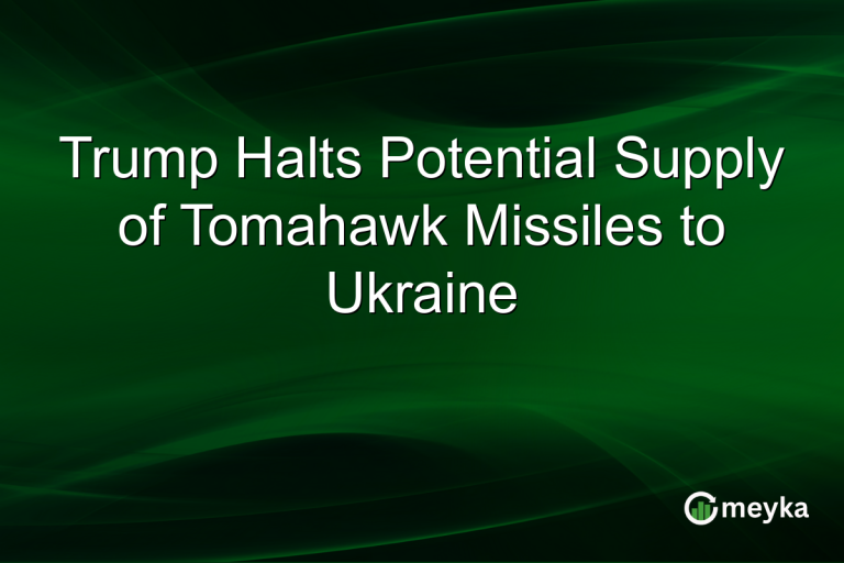 Trump Halts Potential Supply of Tomahawk Missiles to Ukraine