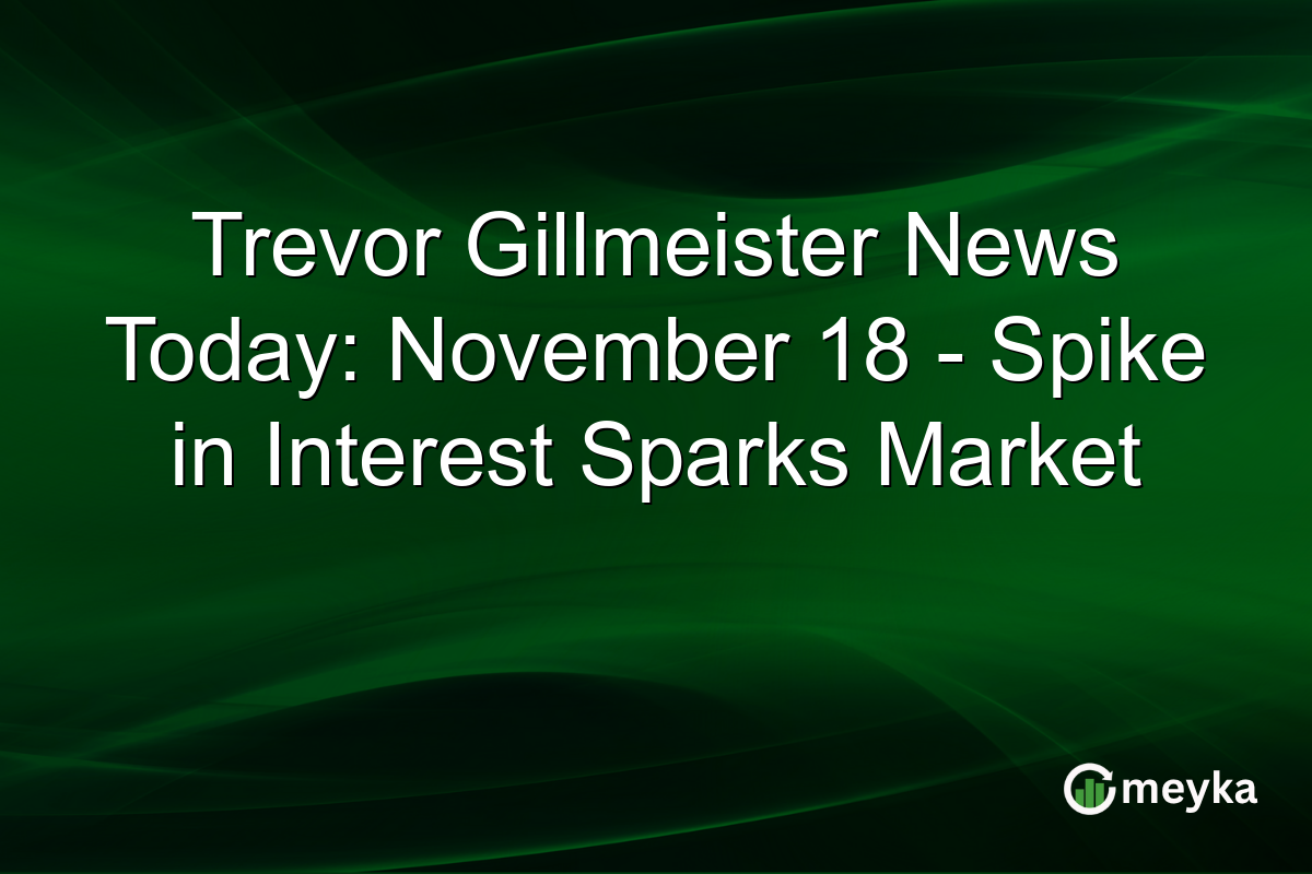 Trevor Gillmeister News Today: November 18 - Spike in Interest Sparks Market
