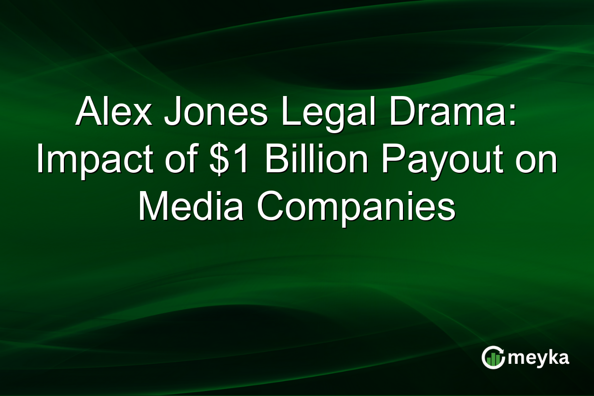 Alex Jones Legal Drama: Impact of $1 Billion Payout on Media Companies