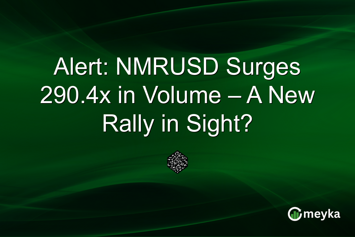 Alert: NMRUSD Surges 290.4x in Volume – A New Rally in Sight?