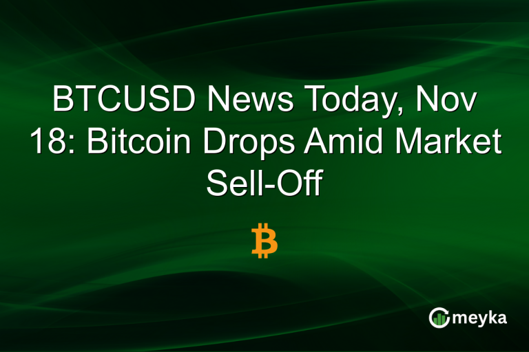 BTCUSD News Today, Nov 18: Bitcoin Drops Amid Market Sell-Off