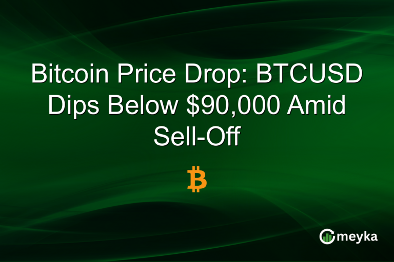Bitcoin Price Drop: BTCUSD Dips Below $90,000 Amid Sell-Off