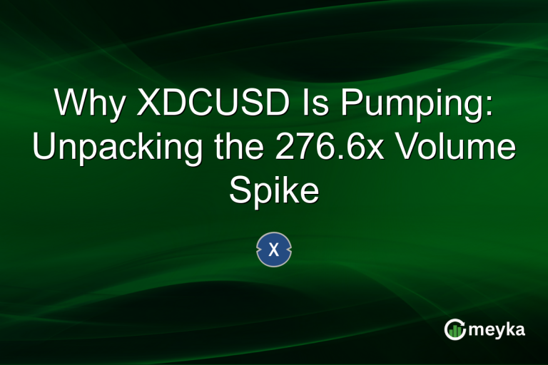 Why XDCUSD Is Pumping: Unpacking the 276.6x Volume Spike