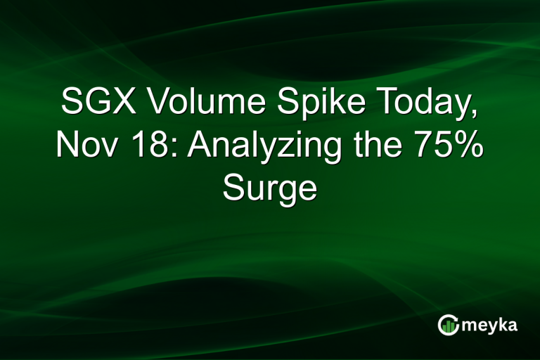 SGX Volume Spike Today, Nov 18: Analyzing the 75% Surge