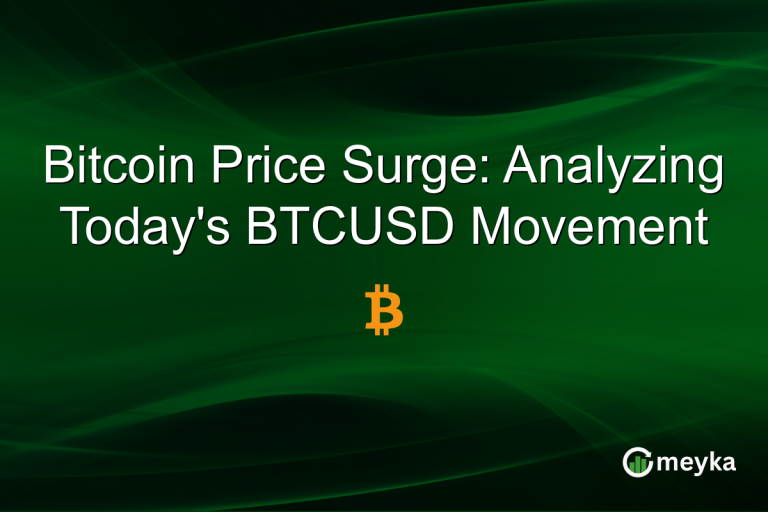 Bitcoin Price Surge: Analyzing Today's BTCUSD Movement