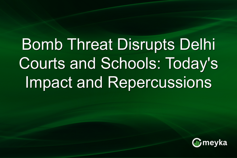 Bomb Threat Disrupts Delhi Courts and Schools: Today's Impact and Repercussions