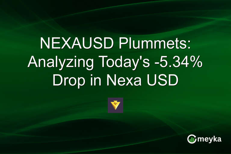 NEXAUSD Plummets: Analyzing Today's -5.34% Drop in Nexa USD