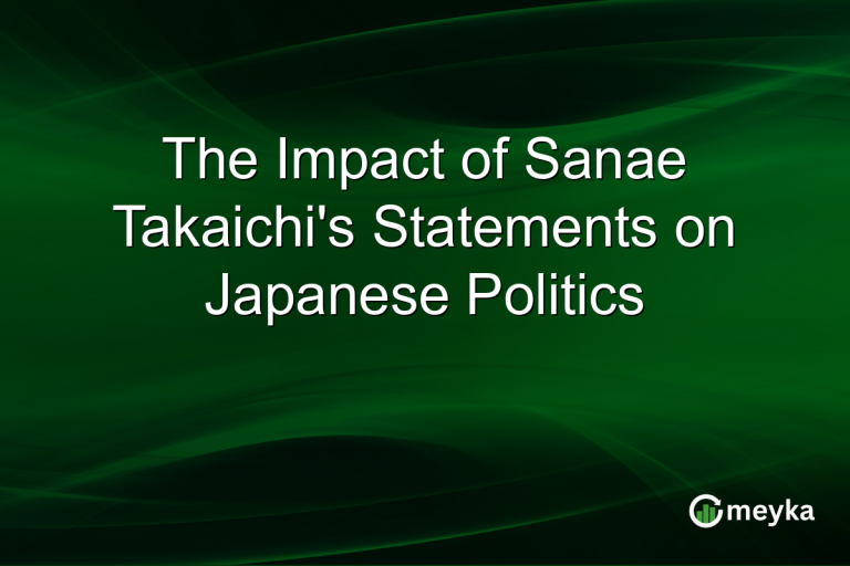The Impact of Sanae Takaichi's Statements on Japanese Politics