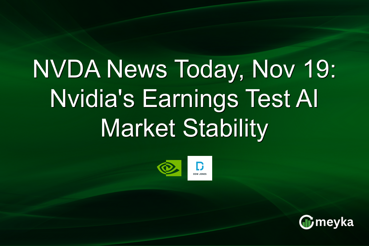 NVDA News Today, Nov 19: Nvidia's Earnings Test AI Market Stability